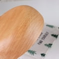 thumbnail image 3 of YSNOOWE Smooth Textured Light Brown Wood Serving Bowl for Salads and Soups 1Pc, 3 of 8