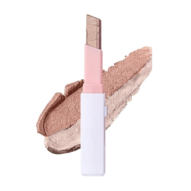 EGNMCR Color Gradual Change Two Color Shining Pearl Cream Eye Stick 2.2g Eye makeup