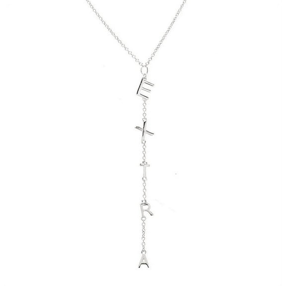Adornia Silver-Tone "Extra" Y-necklace