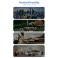 thumbnail image 5 of Men's Plaid Flannel Button‑Down Shirt, Loose Fit Long Sleeve Casual Shirt Jacket for Daily Work Travel, XS‑2XL, 5 of 13