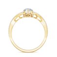 thumbnail image 3 of Rosec Jewels Designer Engagement Ring - Pear Shaped Ring - EF-VS Quality Certified, 18K Yellow Gold, US 11.50, 3 of 9