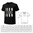 thumbnail image 2 of Iron Sharpens Iron Dandy Men's Cotton Short Sleeve HD Print Tee for Casual T-Shirt Crew Neck Top Black XL, 2 of 7