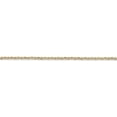 thumbnail image 2 of Real 14kt Yellow Gold 1.5mm Lightweight Flat Anchor Link Chain Anklet; 10 inch; for Adults and Teens; for Women and Men, 2 of 4