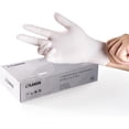 thumbnail image 1 of Guantes desechables de nitrilo LANON, aptos para alimentos, blancos, talla L, 1 of 6