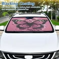 thumbnail image 6 of Car Windshield Sunshade with Ring - Foldable UV Protection Sun Shade for Front/Back Window, Heat Insulation,A Butterfly, 6 of 6