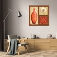 thumbnail image 3 of Delphine Corbin 15x15 Gallery Wrapped Canvas Wall Art Titled - Oriental Collage III, 3 of 4