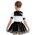thumbnail image 2 of Aislor Girls Japanese Anime Navy Sailor Cosplay Party Dress Halloween Dance Performance Black 8, 2 of 7