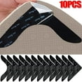 thumbnail image 2 of 10/1PCS Carpet Non-slip Sticker Reusable Silicone Washable Anti Curling Carpet tape Fixed Sticker Home Bath Room Corners Pads Right angle L-shaped 5PCS, 2 of 6