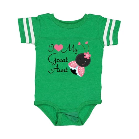 

Inktastic I Love My Great Aunt Gift Baby Girl Bodysuit
