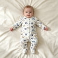 thumbnail image 5 of Baby Girl Boy Clothes Zipper Sleepers,Long Sleeve Romper Toddler Pajamas,Onesie Outfits Newborn Footies, 5 of 5
