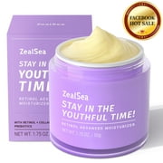 ZealSea 3.5% Retinol Cream for Face, Anti Aging Serum Facial Moisturizer with Niacinamide, Collagen and Hyaluron for Women and Men to Reduce Wrinkles, Fine Dryness Paraben Free 1FL.OZ