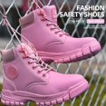 thumbnail image 5 of Steel Toe Boots for Women Lightweight Waterproof Construction Safety Work Boots, 5 of 5