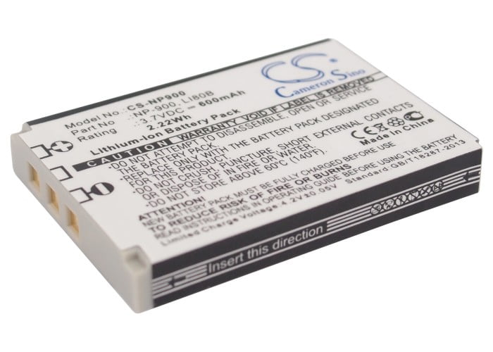 Replacement Battery for Polaroid 3.7v 600mAh Camera Battery