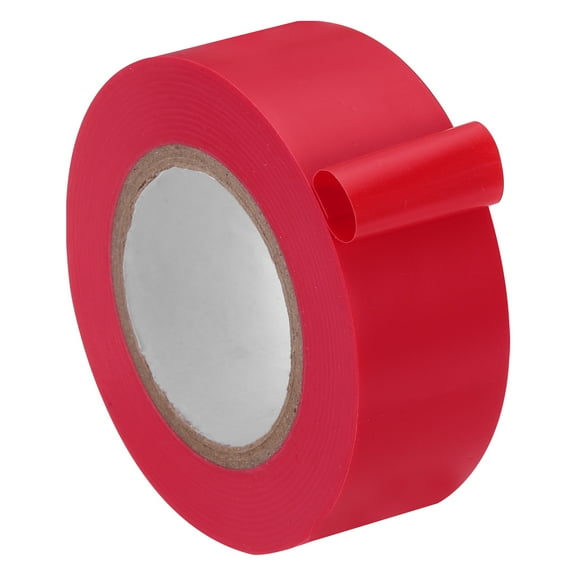Uxcell Red Electrical Tape, 1" x 60 Ft Waterproof Strong Adhesive Rubber Sticker Insulation Tape, Use at 600V