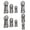 Gray, variant on 9Pcs Zipper Pull Replacement 3 Sizes Zipper Repair Zippers Tab Repair for Luggage, Zippers Slider Pull Tab for Backpack Jacket Suitcase Coat Handbags (Gold)