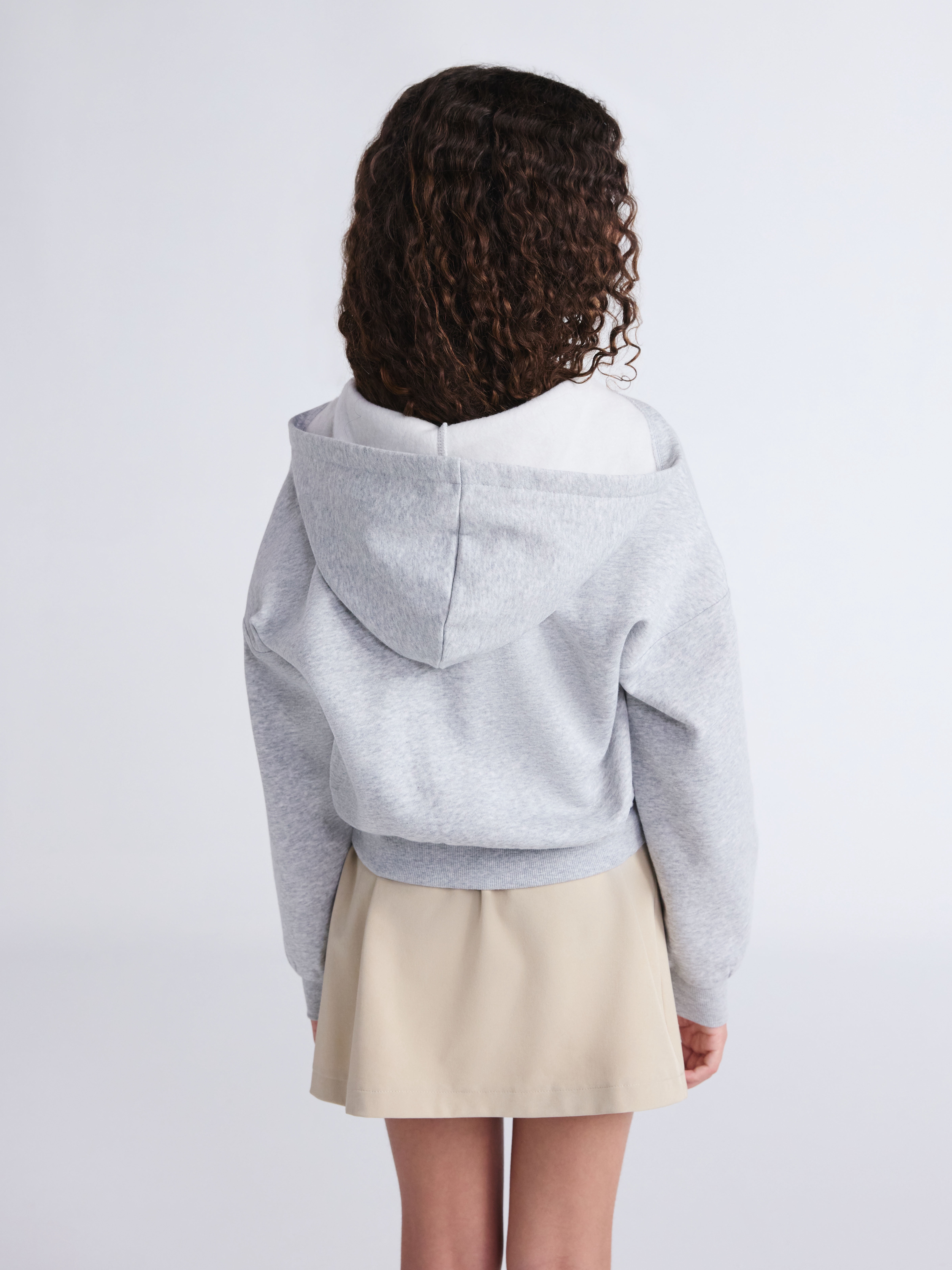 Weekend Academy Girls Hooded Full Zip Fleece Jacket, Sizes 4-18