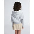 thumbnail image 4 of Weekend Academy Girls Hooded Full Zip Fleece Jacket, Sizes 4-18, 4 of 7