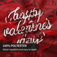 thumbnail image 4 of Valentine Heart Pattern Tablecloth 60 Inch Round Valentine''s Day Red Rose Tablecloths Washable Tablecloth for Party Holiday Kitchen Dining Room Indoor Outdoor Decoration, 4 of 6