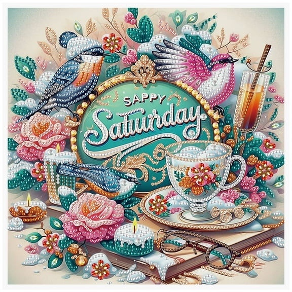 Happy Afternoon Tea Diamond Art Painting Kit