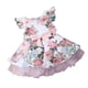 thumbnail image 4 of Sonducket Vestido de niña estampado Bowknot cinturón ropa de bebé ropa de bebé chico vestido de fiesta regalo conjuntos de ropa rosa 100cm, 4 of 6