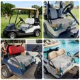 thumbnail image 6 of Golf Cart Seat Covers for 2 Seater,Teal Gray Gold Microfiber Cart Seat Towel Blanket,Modern Minimalist Abstract Gradient Art Absorbent Breathable NonSlip Bench Seats Protector for Golf Course 51"x31", 6 of 9