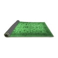 thumbnail image 2 of Ahgly Company Indoor Square Persian Emerald Green Traditional Area Rugs, 5' Square, 2 of 4