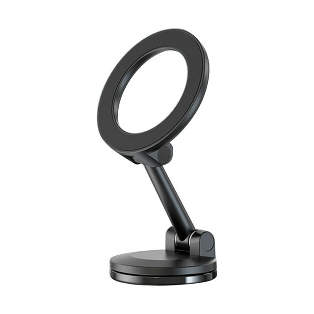 Magnetic Car Phone Holder, Dashboard Phone Mount, Suction Cup Phone Bracket, Hands-Free Navigation Holder, 360 Rotation Adjustable Vehicle Mount for GPS Driving