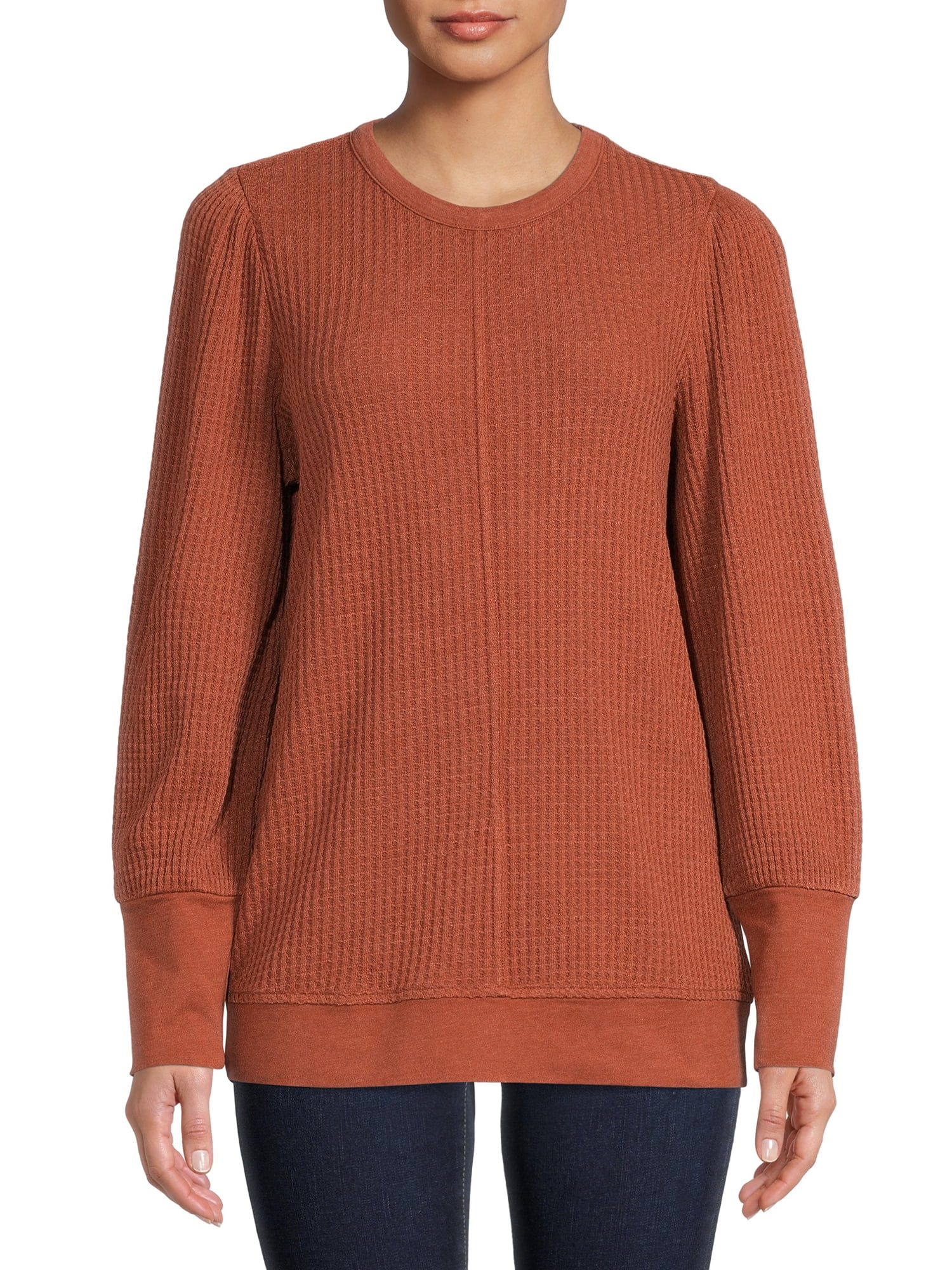 Waffle Pullover Top 