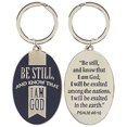 thumbnail image 3 of Dicksons Be Still and Know That I Am God Christian Key Ring Keychain, 3 of 5