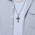 thumbnail image 4 of Rynsito Masonic Necklace for Men, Freemason Compass Symbol Sterling Silver Free and Accepted Masons Pendant Jewelry, 4 of 4
