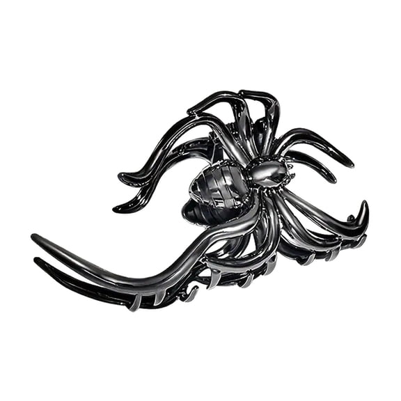1pc Metal Claw Hair Clips Hair Accessories for Women & Gunmetal 145x135mm