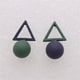 thumbnail image 5 of Pendientes de Perno Triángulo Aretes, 5 of 9