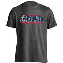 Samford University Bulldogs Dad Proud Parent Short Sleeve T-Shirt
