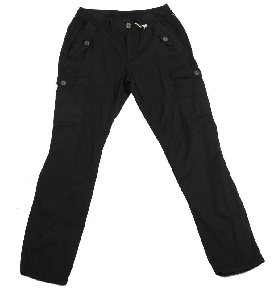 black six pocket pants