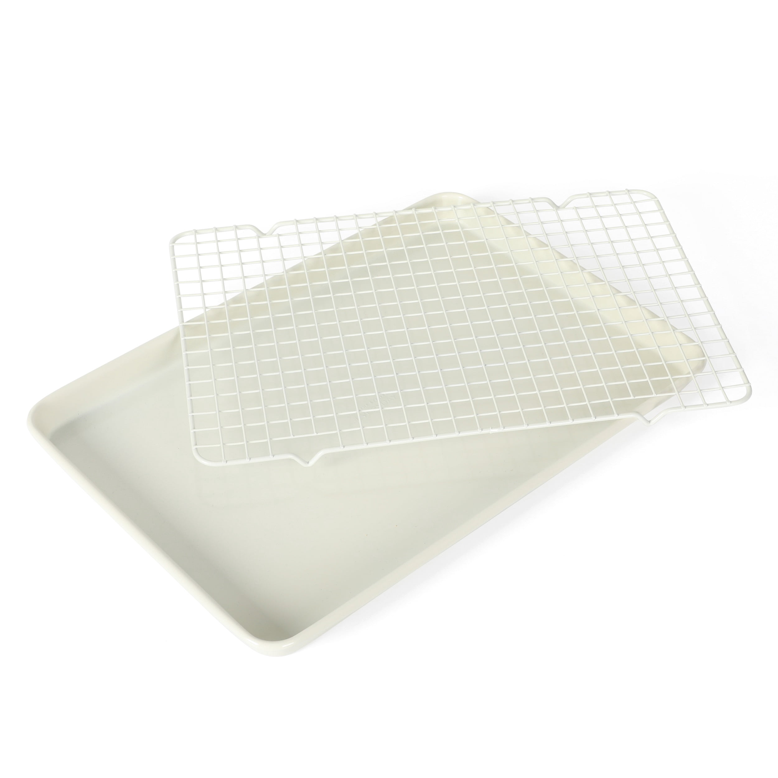 (3 pack) Martha Stewart Large Nonstick Cookie Baking Sheet Pan with Cooling Wire Rack