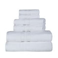 thumbnail image 3 of BNM Ultra-Soft Cotton 6 Piece Assorted Towel Set, White, 3 of 5