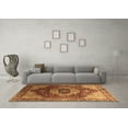 thumbnail image 3 of Ahgly Company Indoor Square Persian Brown Traditional Area Rugs, 8' Square, 3 of 4