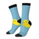 thumbnail image 1 of Fotbe Cute Ducky Calcetas Largas con Estampado para Hombre y Mujer – Calcetas de Compresión Transpirables y Elásticas, Viajar y Uso Diario Talla 5-11, 1 of 6