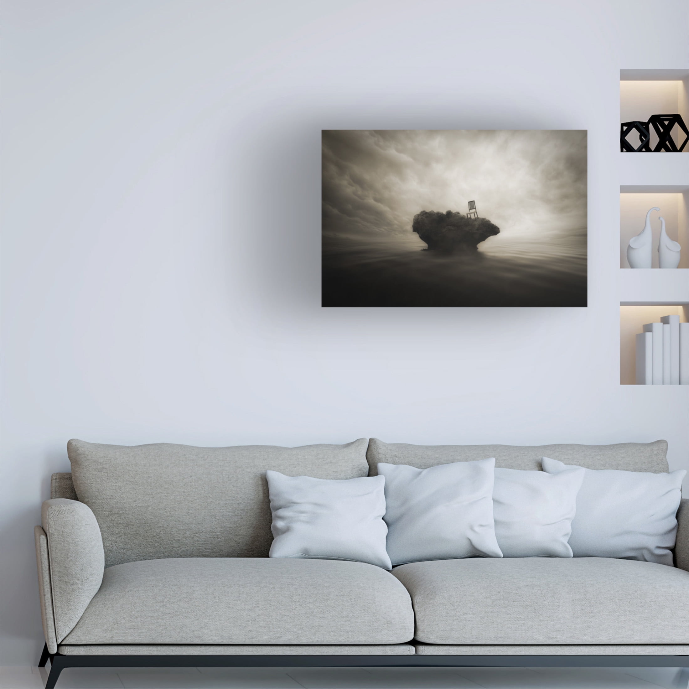Trademark Fine Art kazutoshikawakami Reserved Seats Without A Master Canvas Wall Art