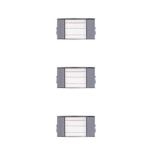 Guardoinrt Sturdy Construction And Large Capacity In Clothes Storage Bag Well Organized grey L 3Set