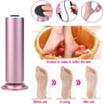 thumbnail image 3 of Removedor de callos eléctrico, herramienta de pedicura para limas de pies con controlador de velocidad y disco de papel de lija de repuesto de 60 piezas para hombres, mujeres, callos de piel, 3 of 4