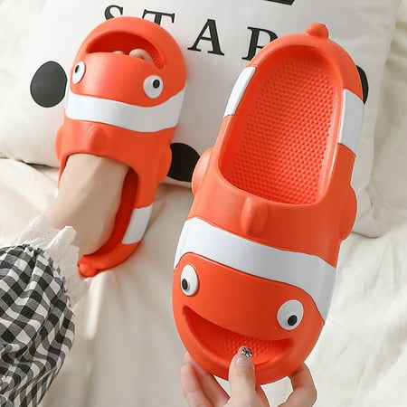 

Clownfish Slippers Slides for Women and Men EVA Lightweight Spa Massage Summer Sandals