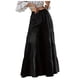 thumbnail image 1 of Pantalones anchos con volantes en el bajo para mujer - Cintura elástica, estilo boho palazzo fluido, ropa informal/para exterior - Tallas XL-XXXXXL, 1 of 5