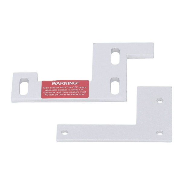 Kit De Enclavamiento Del Generador Panel De Enclavamiento De Aleación De Aluminio Panel De Enclavamiento Del Disyuntor Del Generador Principal Compatible Con Paneles ITE Gould O De 150 O 200 Amperios
