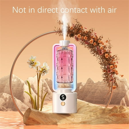 

shyuyusa Automatic Aromatherapy Machine Hotel Aromatherapy Machine Humidifier Ultrasonic Aroma Mist Humidifiers Auto Shut-Off with Remote(Digital Display Model containing Essential Oil:50ml)