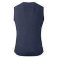 thumbnail image 5 of Domuza Mens Tank Tops Quick-Dry Athletic Stretch Sleeveless Running Muscle Shirt for Gym Beach & Casual Summer Dark Blue 2XL, 5 of 6