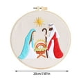 thumbnail image 2 of LSLJS Hand Made Embroidery DIY Material Package Embroidery European Religious Mythology Arab Belt Embroidery Stretch Home Accessories, 2 of 6