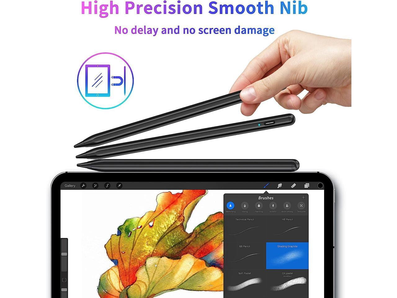 Stylus Pen, Active Stylus Pen Compatible for iOS and Android Touchscreens/Phones, Rechargeable Stylus Pen with Dual Touch Screen, Stylus Pencil for Apple iPad/iPhone/Android/Samsung Tablet