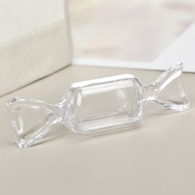 Candy Shape Storage Container Candy Shape Jewelry Case Jewelry Box Candy Shape Storage Box Innovative Cartoon Transparent Jewelry Container For Earrings Candies Rings Beads