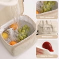 thumbnail image 2 of Insulated Lunch Box & Lunch Bag for Women Men, Water Resistant Reusable Double Deck Large Cooler Bag for Work Travel Outdoor, 12L,White, 2 of 7